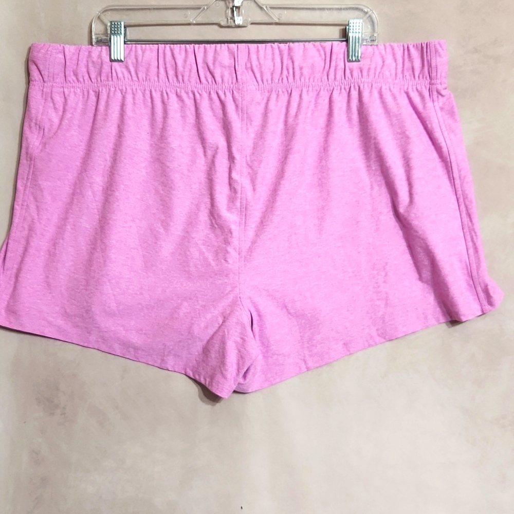 ATHLETIC shorts women 3XL pink blue gray-camo turquoise front draw string pocket - Picture 5 of 13